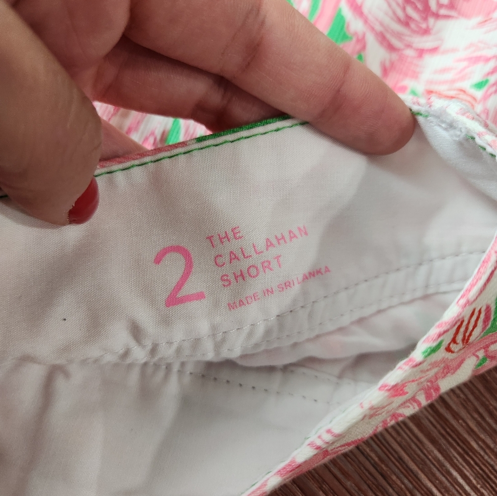 Lily Pulitzer The Callahan Short Flamingo Shorts - Picture 5 of 6
